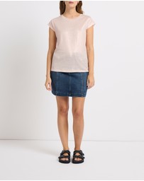 Marcs - As Love Glows Foil Linen Tee