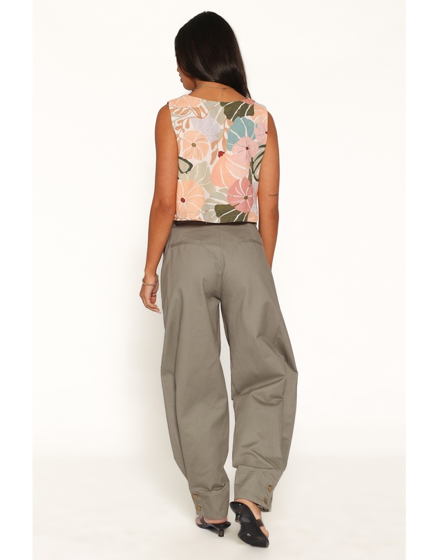 Petal & Pup - Devlin Top - Retro Orange Floral