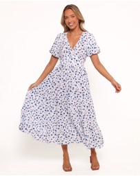 Petal & Pup - Roberts Maxi Dress - Blue Ditsy Floral