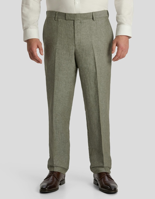 Johnny Bigg - Marco Linen Blend Dress Pant