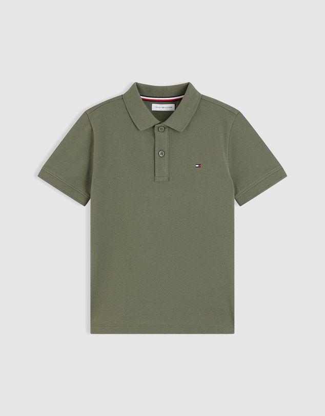 Tommy Hilfiger - Boys 8-16 Essential Flag Embroidery Regular Fit Polo - Teens