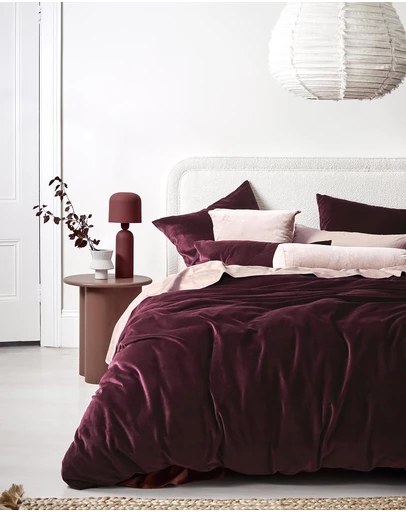 Aura Home - Luxury Velvet Quilt Cover