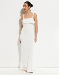 Calli - Liberty Fitted Midi Dress