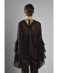 Glamorous - Multi Ruffle Long Sleeve Top