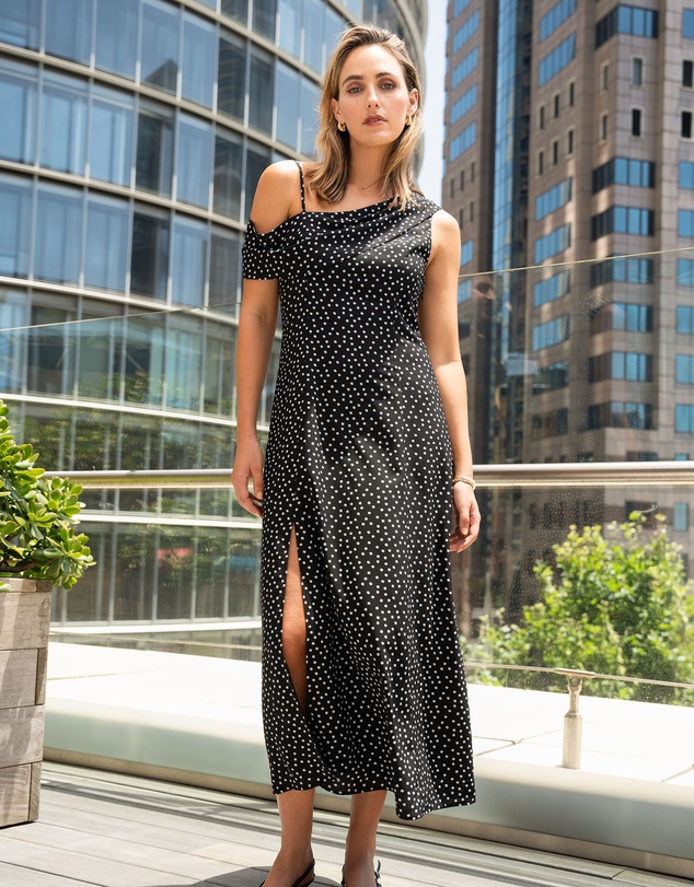 Forcast - Jules Asymmetric Maxi Dress
