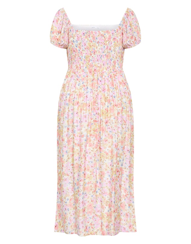 City Chic - Amalie Print Maxi Dress