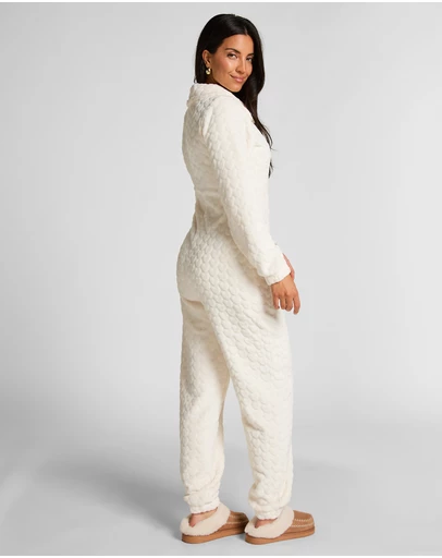 Hunkemoller - Zip Up Hearts Fleece Onesie
