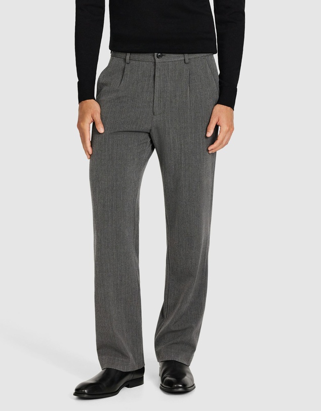 Tarocash - Strand Pinstripe Pleat Pant