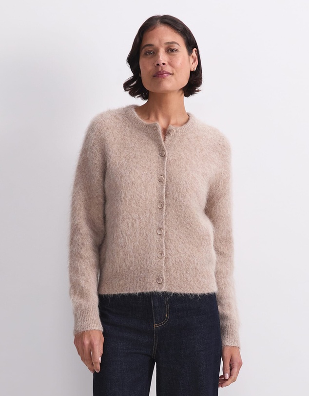 Sportscraft - Alpaca Blend Cropped Cardigan