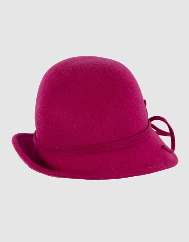 Max Alexander - Winter Felt Red Cloche Hat