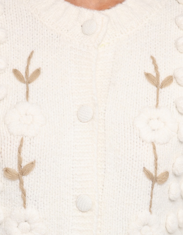 Petal & Pup - Cleo Floral Cardigan - Cream
