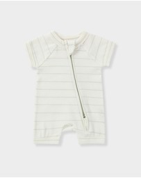 Susukoshi - Zip Suit Short Sleeves With Shorts