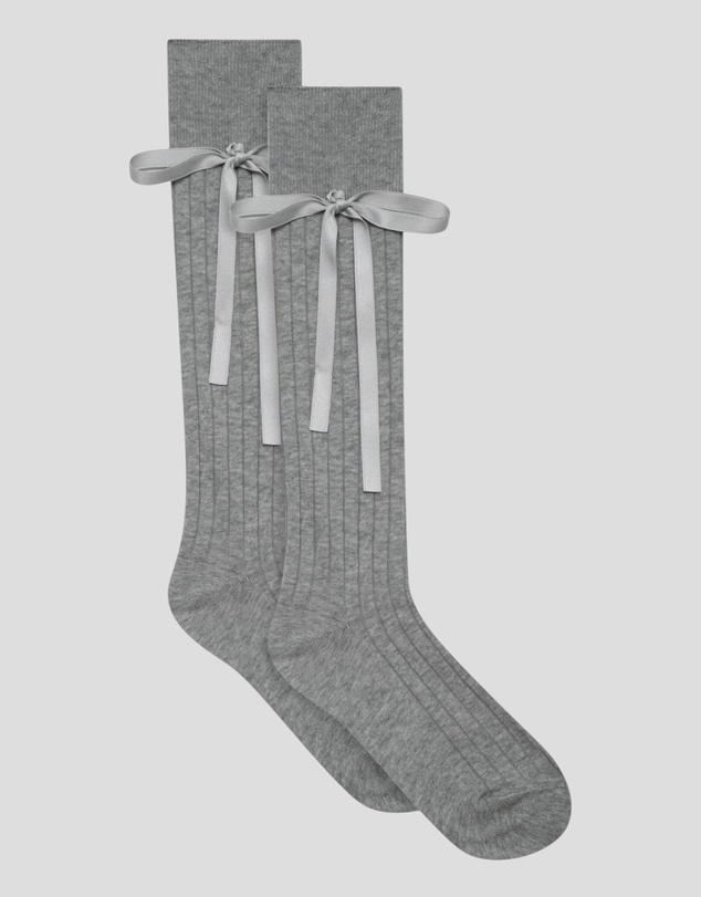 High Heel Jungle - Prima Cotton With Satin Ribbon Socks