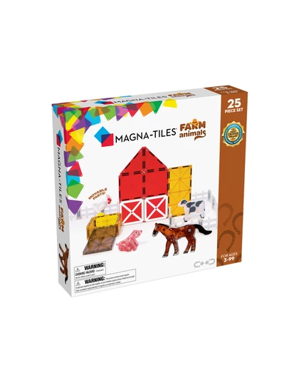Magna-Tiles - MAGNA-TILES - Farm Animals - 25 Piece Set