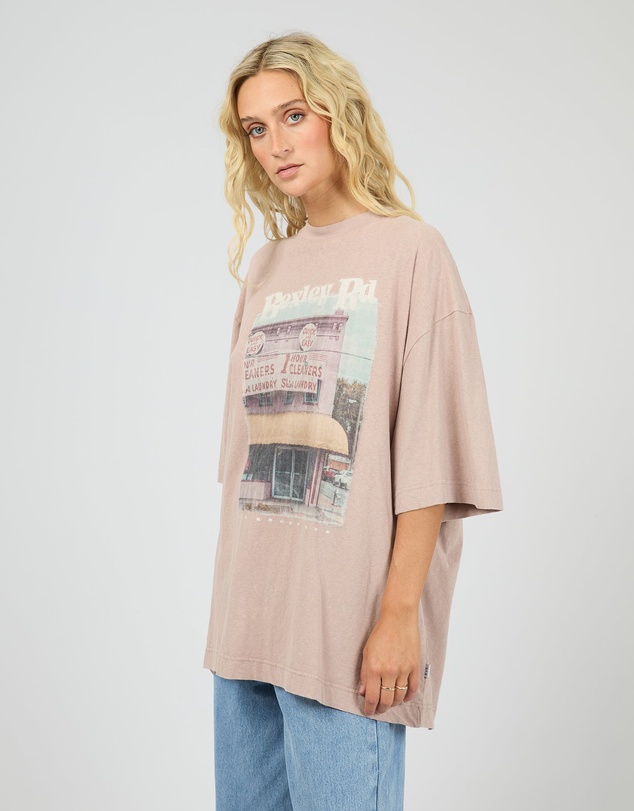All About Eve - Fields Oversized Tee Fawn
