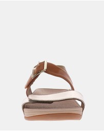 Mia Vita - Florini Platform Sandal - Champagne/Tan