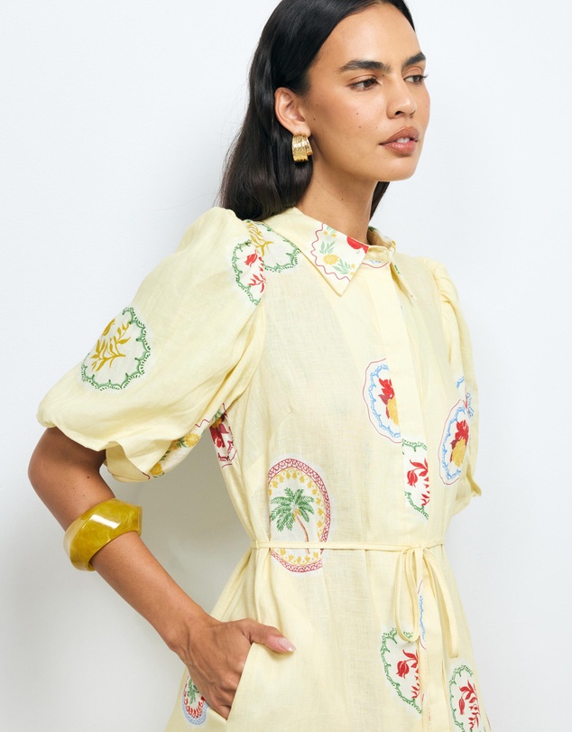 AERE - Marisol Midi Shirt Dress