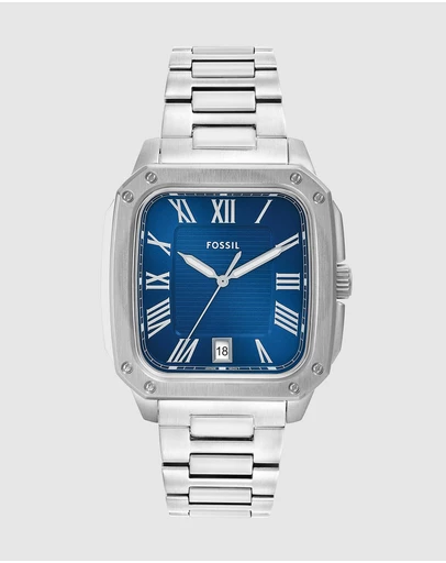 Fossil - Crosby Silver Tone Analogue Watch