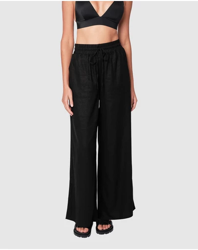 UNE PIECE - Linen Palazzo Pants
