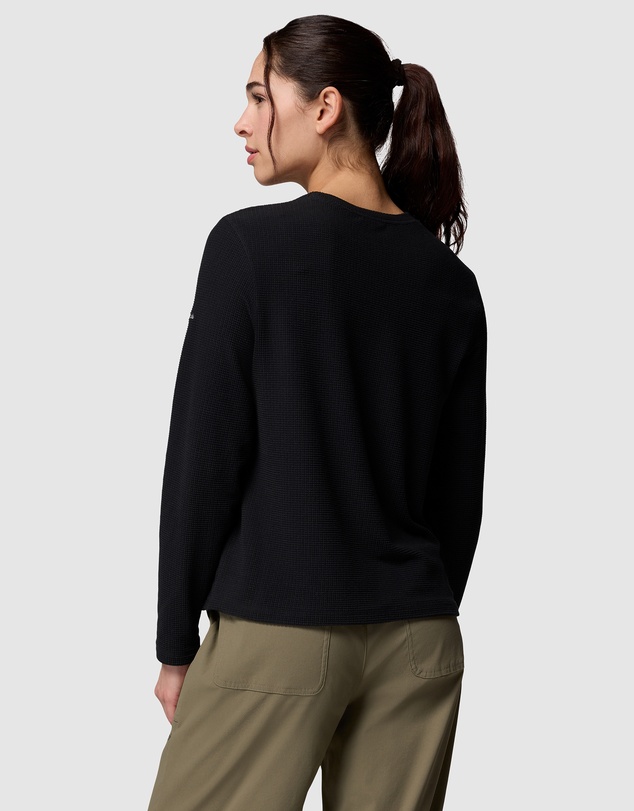 Columbia - Brea Falls Grid Crew LS Top