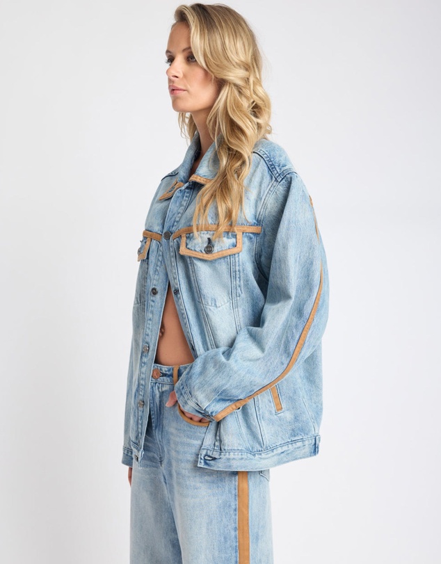 ONE TEASPOON - Rodeo Queen Boyfriend Denim Jacket - Salty Dog