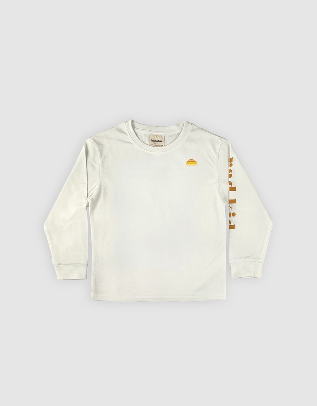 Banabae - Rad Kid Tonal Long Sleeve Tee - White