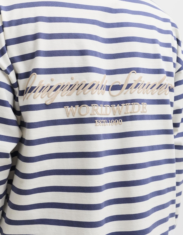 Jack & Jones - Jornorrebro Stripe Tee LS Crew Neck