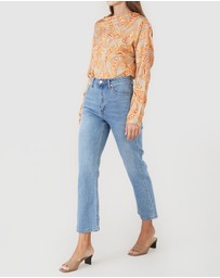 Amelius - Indira Paisley Long Sleeve Top