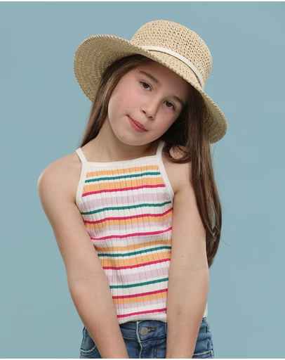 Morgan & Taylor - Mini Rosalie Floppy Hat