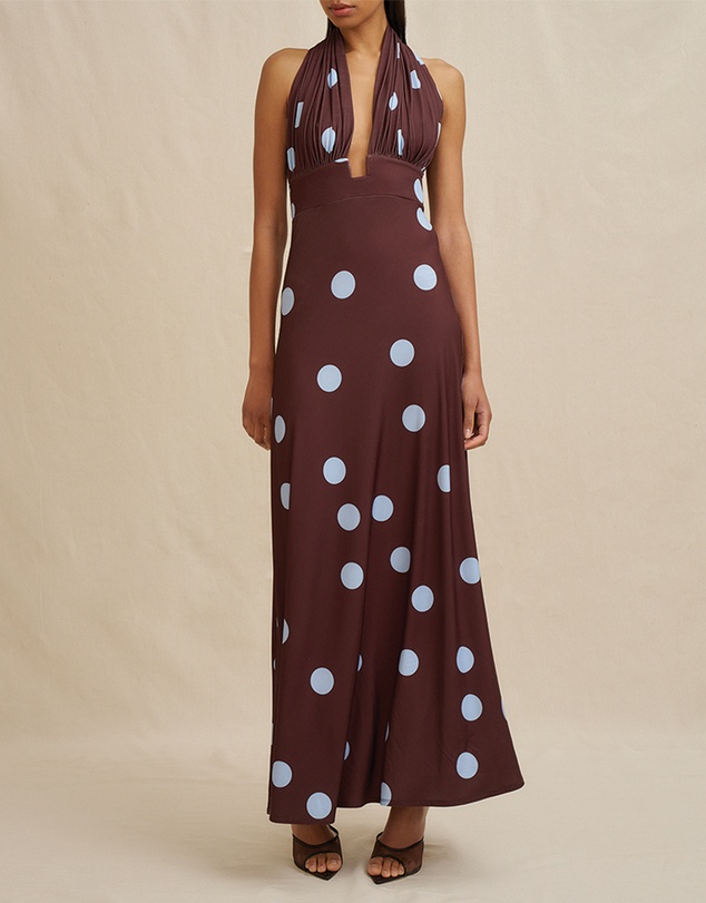 BY JOHNNY. - Paloma Polka Ankle Dress