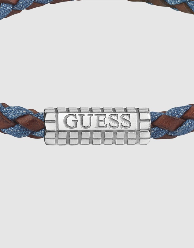 GUESS - Guess Logo Leather Bracelet