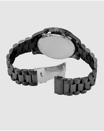 Michael Kors - Lexington Black Chronograph Watch
