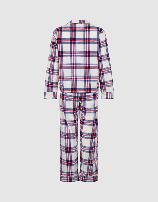 Hunkemoller - Long Sleeve Polar Fleece Check PJ Set
