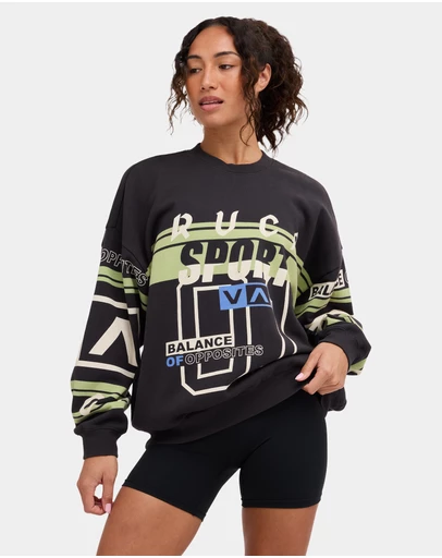 RVCA - Womens Sport Pullover Crew Neck