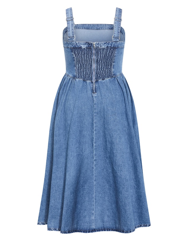 City Chic - Gia Denim Midi Dress