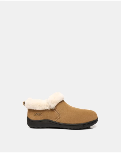 EVERAU - Australian Shepherd Ugg Daley Slipper Cow Suede Upper House Shoes