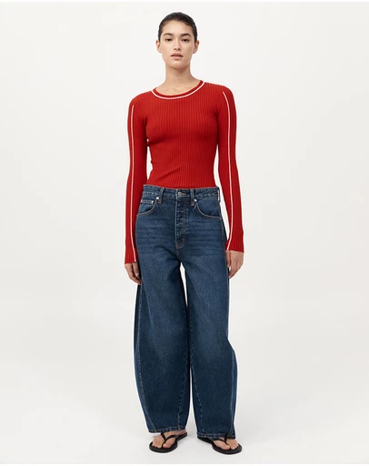 St. Agni - Mid Rise Balloon Jeans
