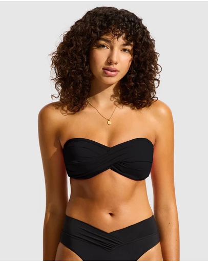Seafolly - Twist Bandeau Bikini Top