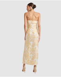 Romance by Honey and Beau - Seanna Bandeau V Neck Midi Dress