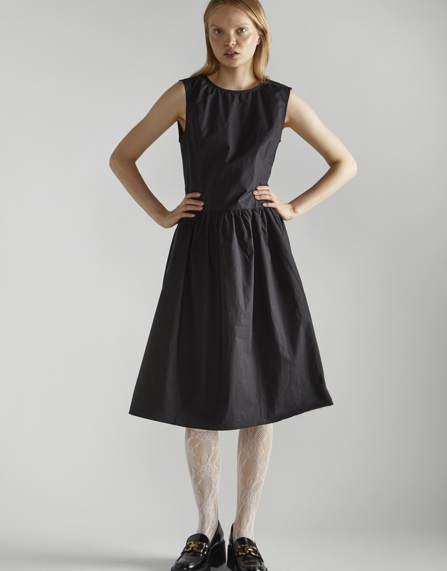 Glamorous - Crew Neck Skater Midi Dress