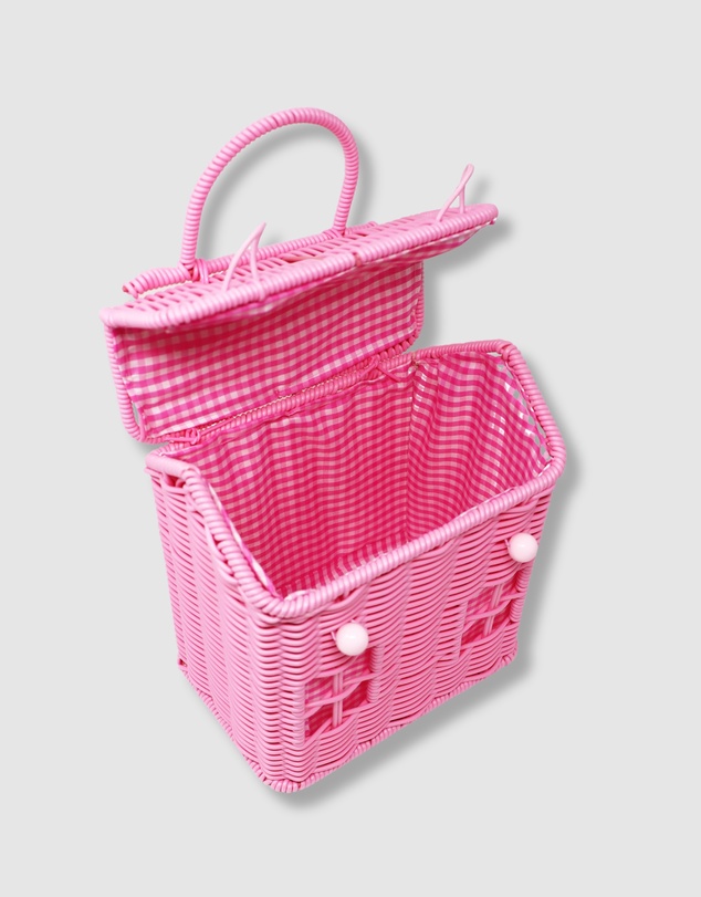 Claris the Chicest Mouse in Paris - Claris The Chicest Mouse In Paris 11 Pieces Tea Set with Woven Basket