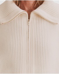 Country Road - Zip Through Knit Poncho