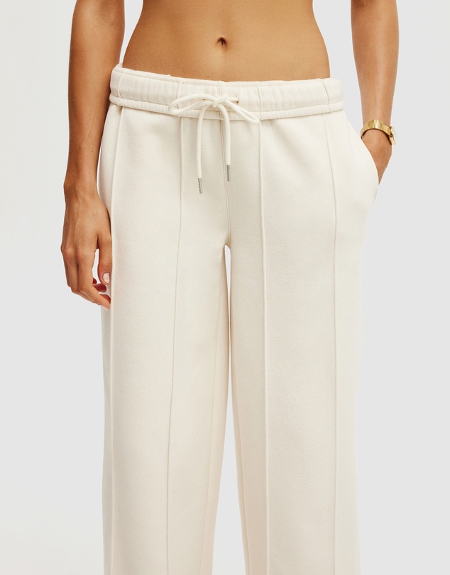 Cotton On Body Active - Plush Wide Leg Pintuck Trackpants