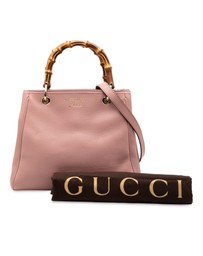 Pre-Loved by Azura Reborn - Pre-Loved Small Calfskin Bamboo Shopper Satchel