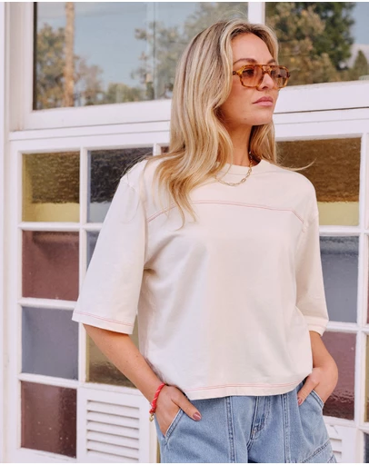 Ceres Life - Devon Slouchy Seam Tee