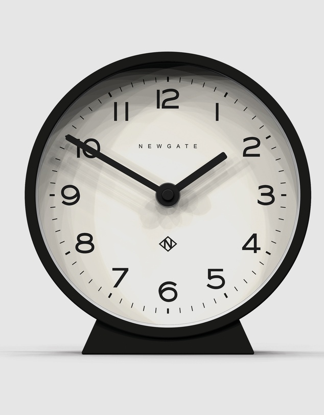 Newgate - Newgate M Mantel Clock Cave Black