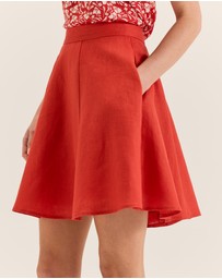 Review - Norah Linen Mini Skirt