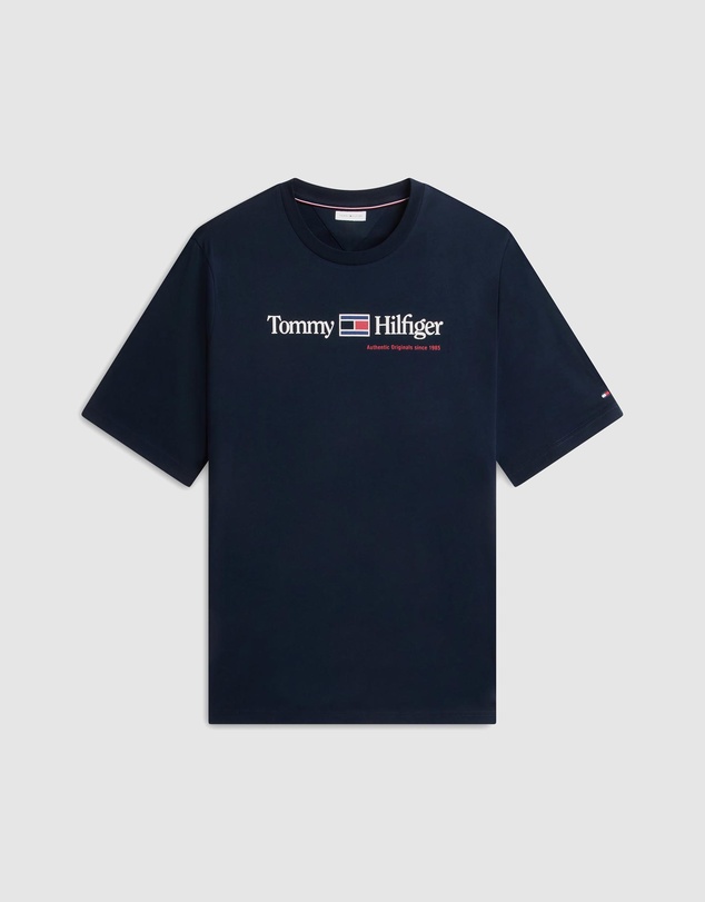 Tommy Hilfiger - Big & Tall Logo Jersey Crew Neck T-Shirt