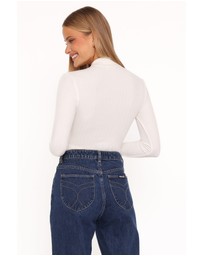Petal & Pup - Andromeda Ribbed Knit Top - Ivory