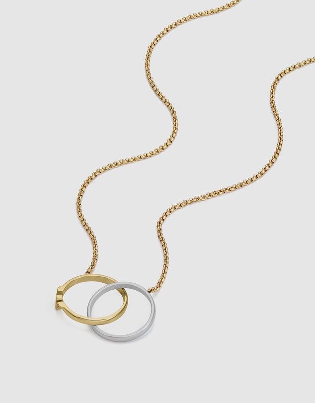 Emporio Armani - Emporio Armani Two-Tone Necklace